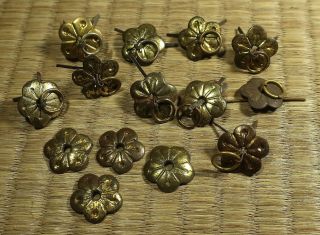 Small Ring - Type Drawer Pull / Set Of 10 / Japanese / Vintage