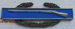 Ww2 Us Army Sterling Silver Combat Infantry Badge,  Clutch Back/sterling Clutches