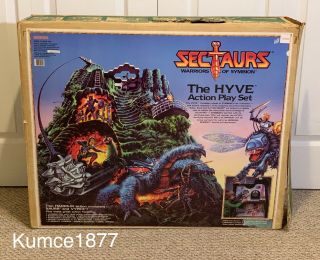 Vintage Sectaurs,  Hyve Playset,  Complete,  Coleco,  Mib,  Puppet,  Rare