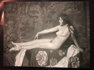 Rare Alfred Cheney Johnston Ziegfeld Nude 13x10