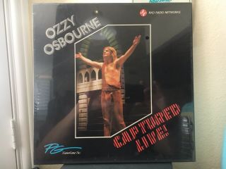 Rare Ozzy Osbourne Captured Live 3 Vinly Record Lp Rko Radio Networks 1983