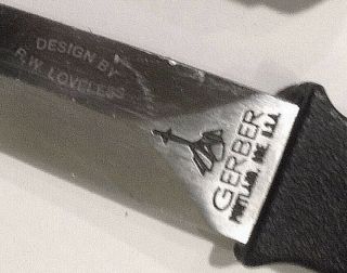 Vintage Gerber Guardian Boot Dagger Design by R.  W.  Loveless 3