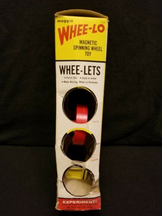 Vintage 1960s Maggie WHEE - LO Magnetic Spinning Wheel w Speed Control & Whee - Lets 2