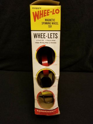 Vintage 1960s Maggie WHEE - LO Magnetic Spinning Wheel w Speed Control & Whee - Lets 4