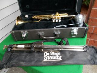 Vintage Yamaha Ytr 2335 Bb Trumpet Ser 75141 With Case And Stand