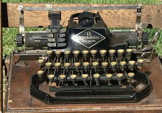 Antique Blickensderfer No 8 Typewriter 1907 Comes With Case