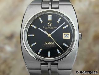 Omega Constellation Chronometer Mens 1970s Auto Stainless St Vintage Watch Mj282