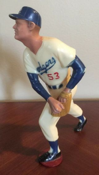 1962 Don Drysdale Los Angeles Dodgers Hartland Plastics Baseball Statue Vtg 60’s