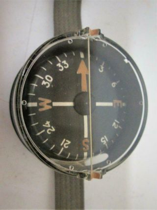 Vintage Wwii U.  S.  Army Military Non - Liquid L - 1 Wrist Compass Field Gear Ww2