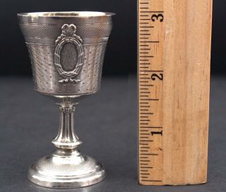 Small Antique 19thc Emile Puiforcat French Sterling Silver Liquor Glass,  Nr