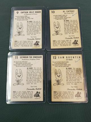 Vintage Crusader Rabbit Carton Cards 1962 7