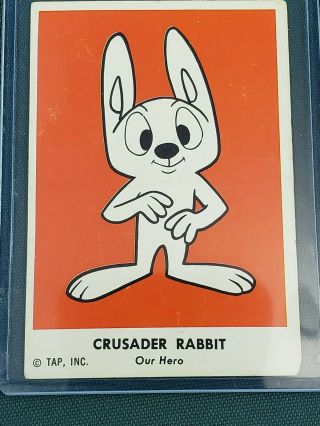 Vintage Crusader Rabbit Carton Cards 1962 9