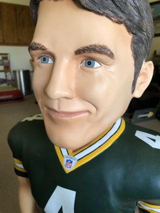 RARE Brett Favre Green Bay Packers 3 foot Bobblehead - Legends of The Field 5/100 10