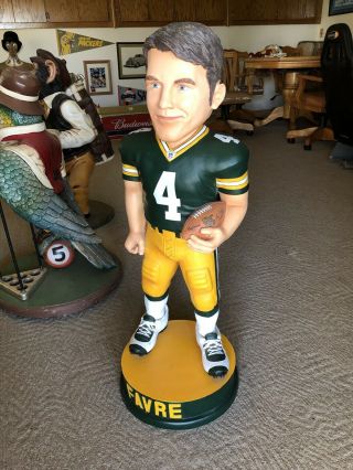 RARE Brett Favre Green Bay Packers 3 foot Bobblehead - Legends of The Field 5/100 2
