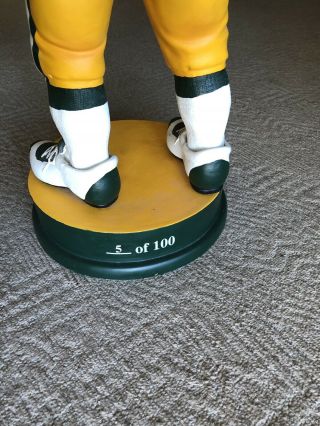 RARE Brett Favre Green Bay Packers 3 foot Bobblehead - Legends of The Field 5/100 4
