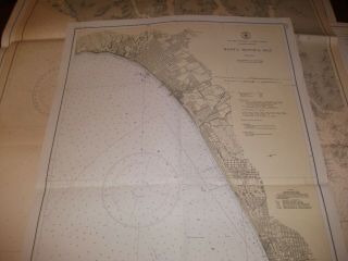 Vintage Nautical Maritime Chart (santa Monica Bay California Usa).