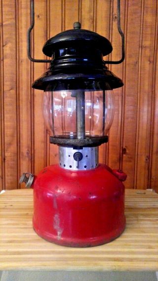 Vintage Sears Lantern,  4/64 Red Single Mantle 476.  74550 2
