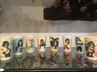 Kiss Vintage Majik Market Cups - Complete Set.  Aucoin 1978