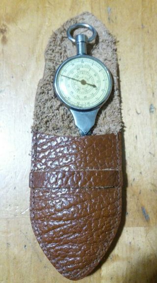 Vintage Compass German Map Measure Opisometer Curvimeter W/ Case