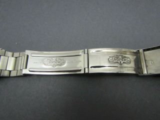Vintage70 ' s Rolex 7836 Folded Link S Steel End Links.  382 Band For 1655 GMT 10