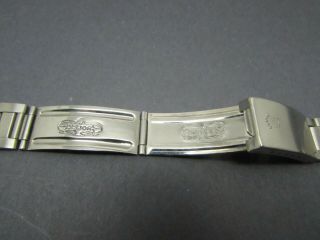 Vintage70 ' s Rolex 7836 Folded Link S Steel End Links.  382 Band For 1655 GMT 11