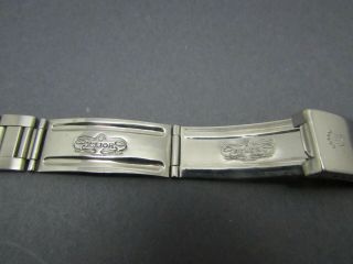 Vintage70 ' s Rolex 7836 Folded Link S Steel End Links.  382 Band For 1655 GMT 12
