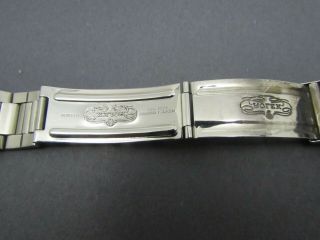 Vintage70 ' s Rolex 7836 Folded Link S Steel End Links.  382 Band For 1655 GMT 9