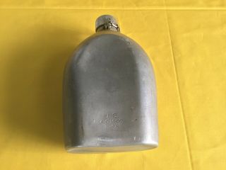 Vintage Military Ww2 Era Army Navy Military Canteen Stamped U.  S.  A.  G.  M.  Co.  1942
