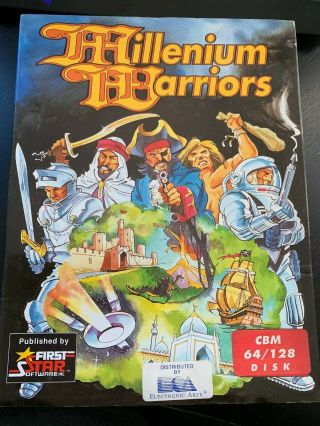 Millenium Warriors Commodore 64 / 128 Disk Boxed Game - Aus Vintage C64 Game