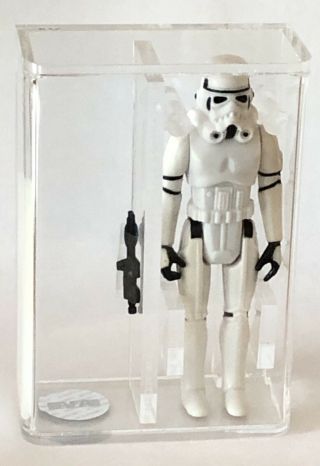 Loose Vintage Star Wars Stormtrooper Afa U85 No Coo