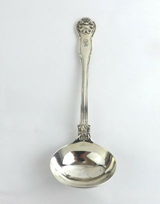 Ladle Solid Sterling Silver Mermaid Crest Kings Husk Pattern Mary Chawner 1837