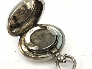 Antique Solid Silver Sovereign Holder,  1914 - Dennison Case
