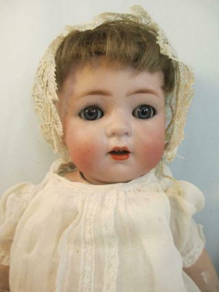 Antique German Bisque Character Baby Doll 121 K R Simon & Halbig 12 "