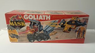Goliath M.  A.  S.  K.  Misb W/ Nevada Rushmore & Matt Tracker 1986 Mask Vintage Kenner