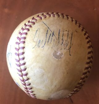 Rare 1941 Brooklyn Dodgers Team Signed Auto National League Spalding Baseball 6