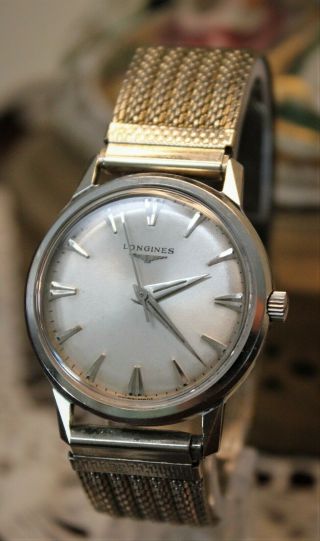 Vintage Longines Stainless Steel Men 