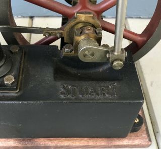 Vintage LARGE Cast & Brass Stuart Walking Beam Live Steam Engine Model 11