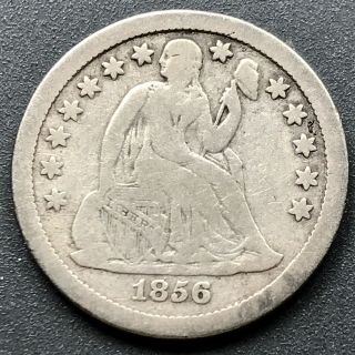 1856 S Seated Liberty Dime 10c Coin Rare Date San Francisco 6404