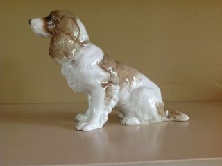 Hutschenreuther Selb Germany Kunstabteilung US Zone Spaniel Dog Figurines 9