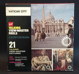 Gaf Talking View - Master Reels Set Vatican City.  Viewmaster