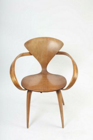 Vintage Mid - Century " Norman Rockwell Cherner Chair " By Plycraf,  50s Very Rare