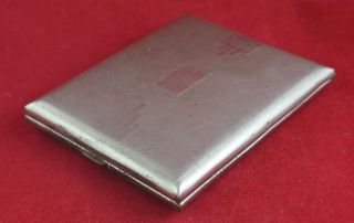 German Wwii Nco Soldiers Wehrmacht Cigarettes Case Tin / Box War Relic 6