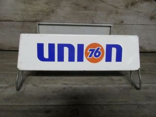 Vintage Union 76 Advertising Tire Rack Stand Display Sign Gas & Oil
