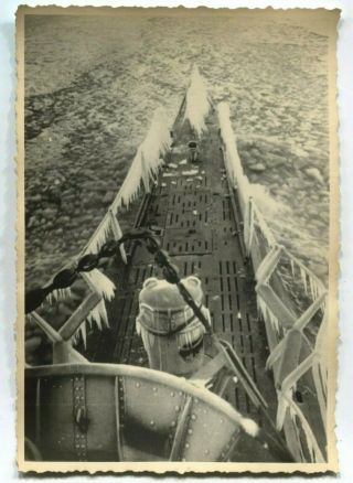 Ww2 Archived Photo Kriegsmarine U Boat In Arctic