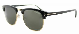 Authentic Tom Ford Henry Ft0248 Tf 248 05n Black Vintage Sunglasses 51mm