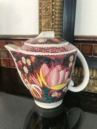 Vintage Vernon Kilns Lei Lani Coffee Pot By Don Blanding