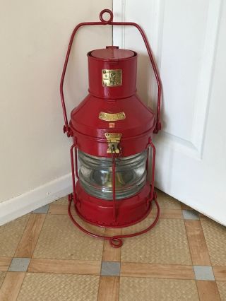 Seahorse Vintage Ships Anchor Lantern Lamp