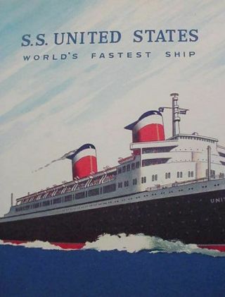S.  S.  _united_states _1960_log_abstract_souvenir_ _ny_to_europe_ 179_east
