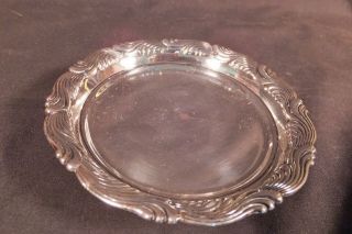 Antique Tiffany & Co.  Sterling Silver Calling Card Ftd.  " M " Tray 4 " 91.  8g