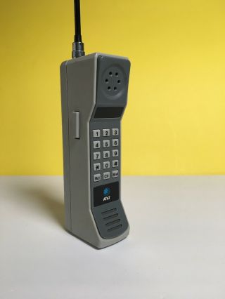 Vintage Playtime Toy Phone Brick Cell Walkie Talkie At&t 1988 Retro Prop Att